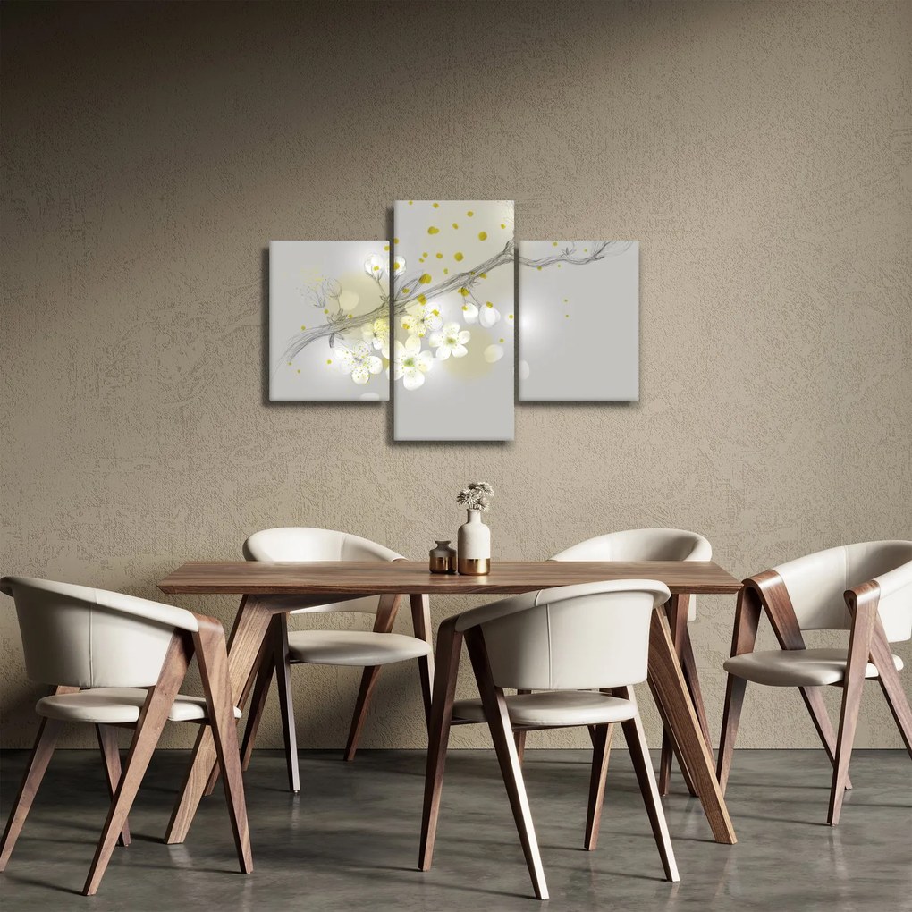Obraz rozkvitnutej vetvičky (90x60 cm)