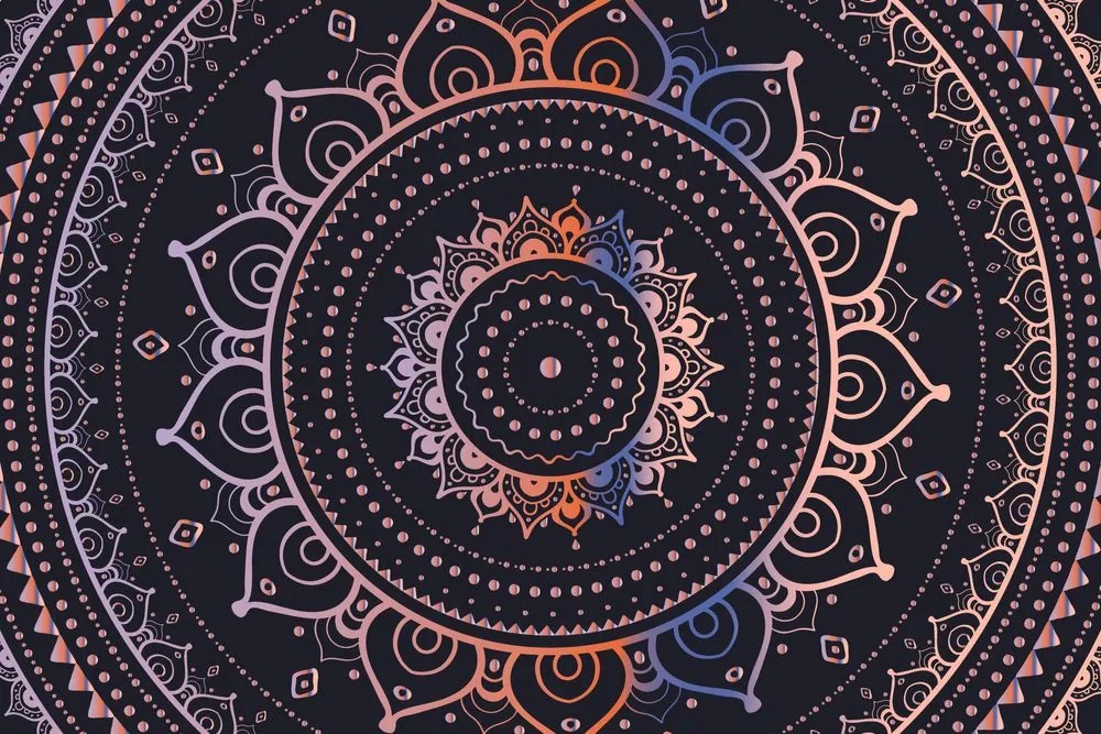 Tapeta farebná Mandala