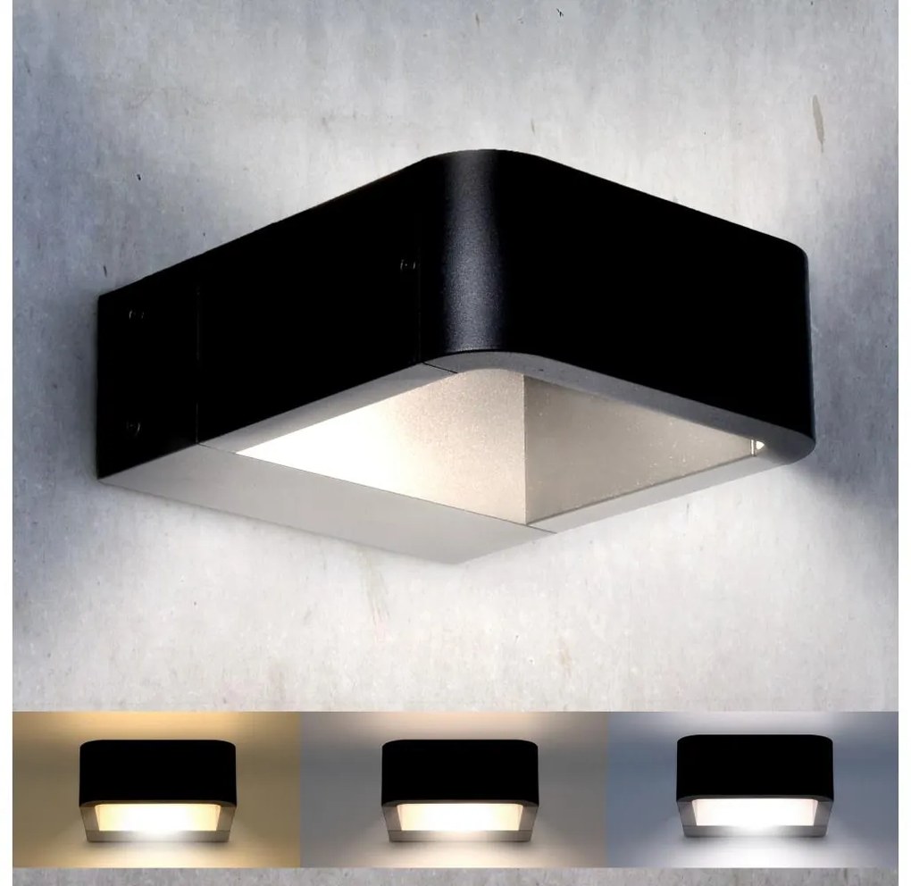 Brilagi - LED Vonkajšie nástenné svietidlo BARI LED/7W/230V 3000/4000/6000K IP54