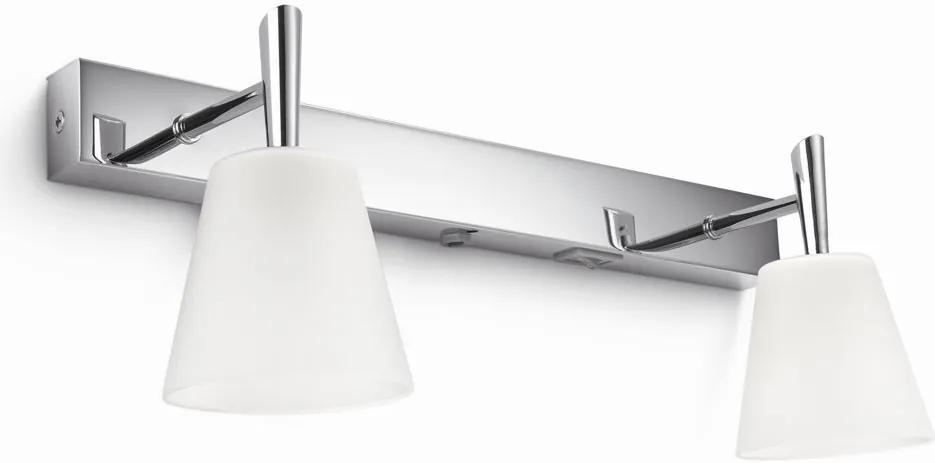 kúpeľňové nástenné svietidlo Philips HYDRATE 2x28W G9