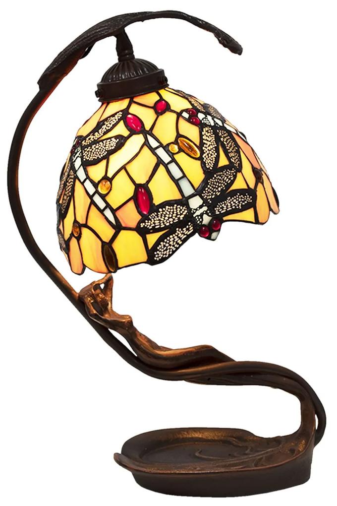 Stolní lampa Tiffany - 28*20*40 cm E14/max 1*25W