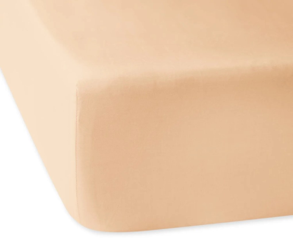 SATÉNOVÉ PRESTIERADLO 90X200 CM SVETLOBÉŽOVÉ