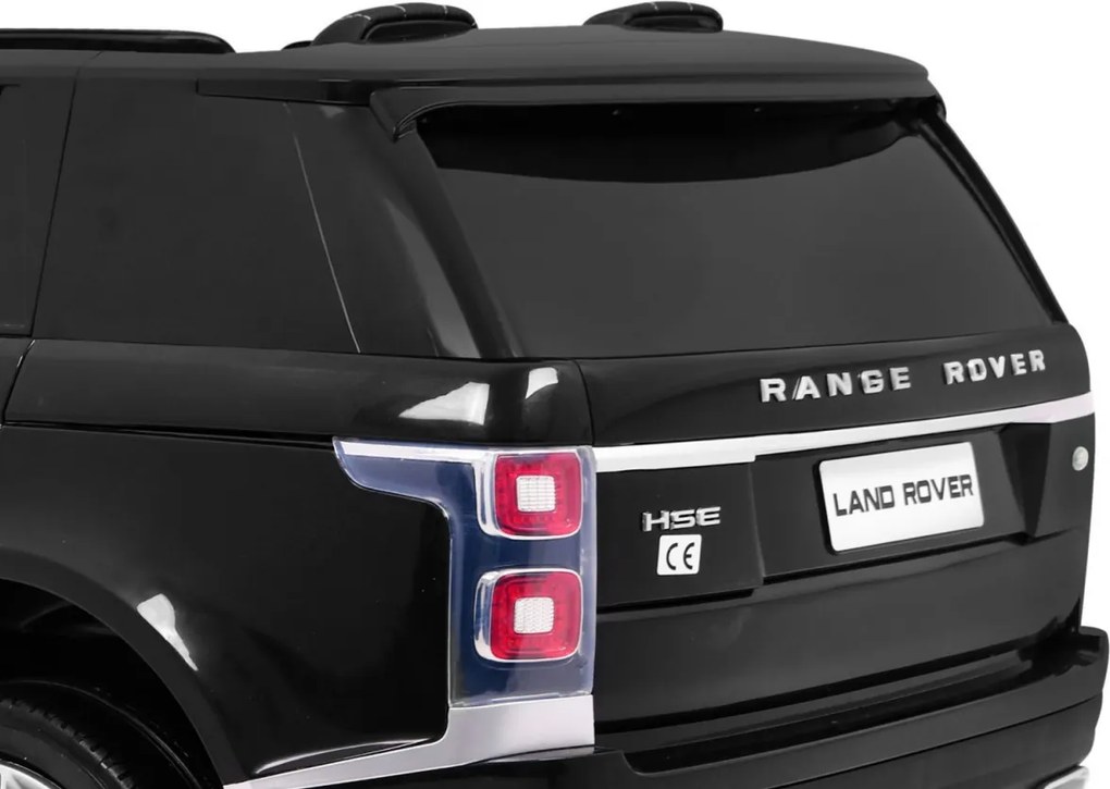 Ramiz Range Rover HSE dvojmiestne detské elektrické auto čierne SUV + ovládač na diaľkové ovládanie