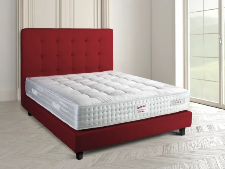 Slumberland DOVER - luxusný matrac s pružinami v taštičkách a s latexom, snímateľný poťah