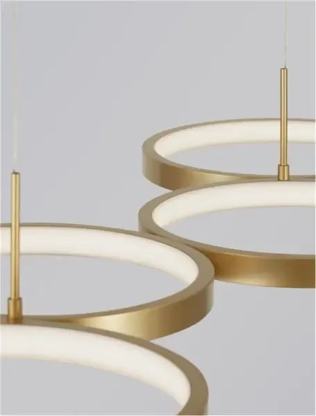 LED luster Magnus 84 zlaté