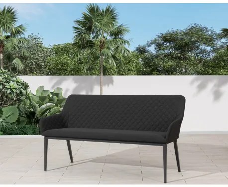 Doppler PARIS LIKA-TEX® antracit - luxusná záhradná 3-miestna pohovka