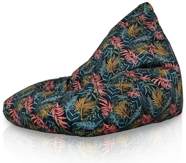 Sedací vak Bermudy farebné listy