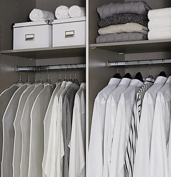 Šatníková skriňa Syncrono, 316 cm, biela/zrkadlo