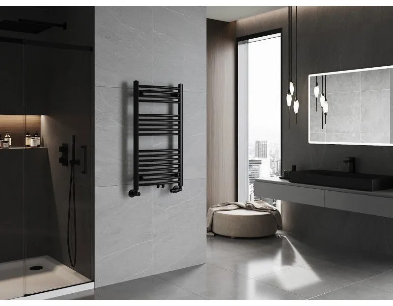 Mexen Ares, vykurovacie teleso 900 x 500 mm, 372 W, čierna, W102-0900-500-00-70