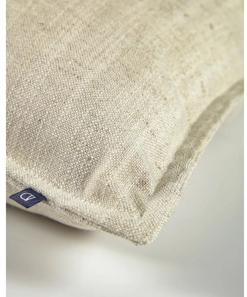 Obliečka na vankúš s prímesou ľanu 45x45 cm Blok – Kave Home