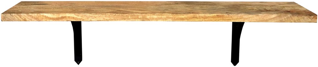 furniture-nabytek.cz - Polica závesná z dreva mango 150x22