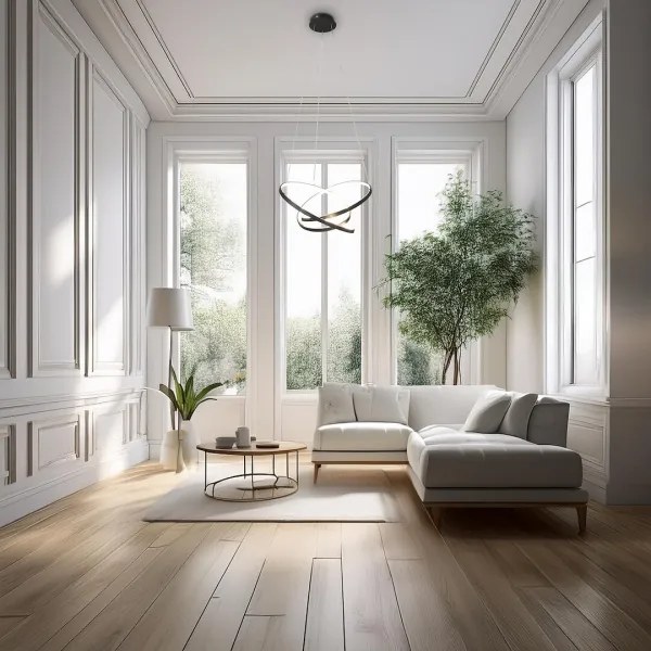 LED Luster na lanku EMPOLI LED/55W/230V čierna