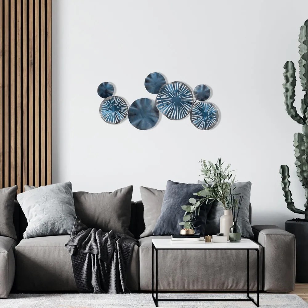 Kovová nástenná dekorácia 79x35 cm Astrid - Wallity