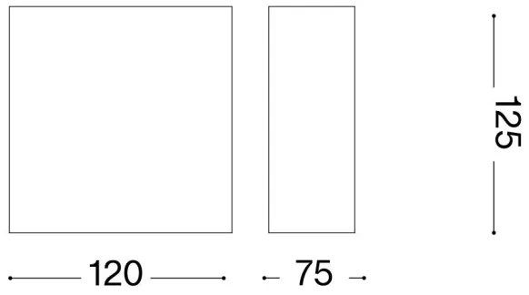 Ideal Lux - Nástenné svietidlo FLASH GESSO 1xG9/40W/230V biela