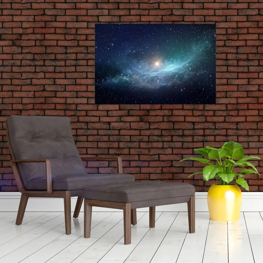 Obraz - Hviezdy a hmlovina (90x60 cm)