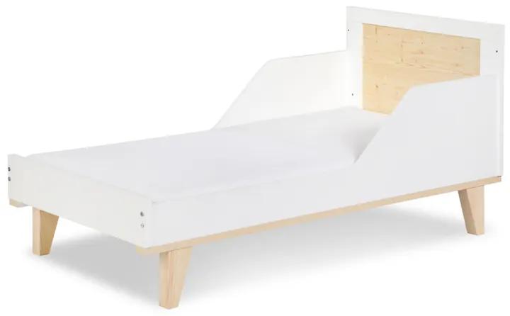 Detská posteľ LYDIA, 145x85x76, borovica/biela