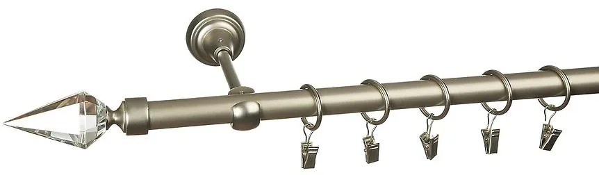 Garniža Orfeusz fi19 240cm I satyna nikiel