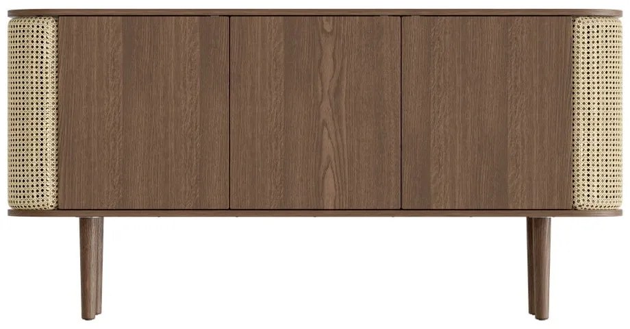 Nízka komoda v dekore duba v hnedo-prírodnej farbe 150x75 cm Treasures – UMAGE