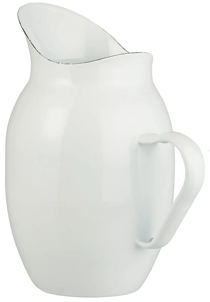 Ib Laursen Smaltovaný džbán White 2,5 l