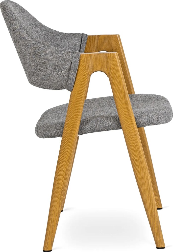 PROXIMA.store - Čalúnená jedálenska stolička RUIZ FARBA: čierna