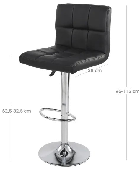 Set 2 barových stoličiek LJB64B