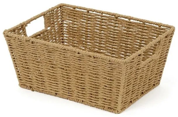 Pletený košík Compactor 31 x 24 x 14 cm, čierna
