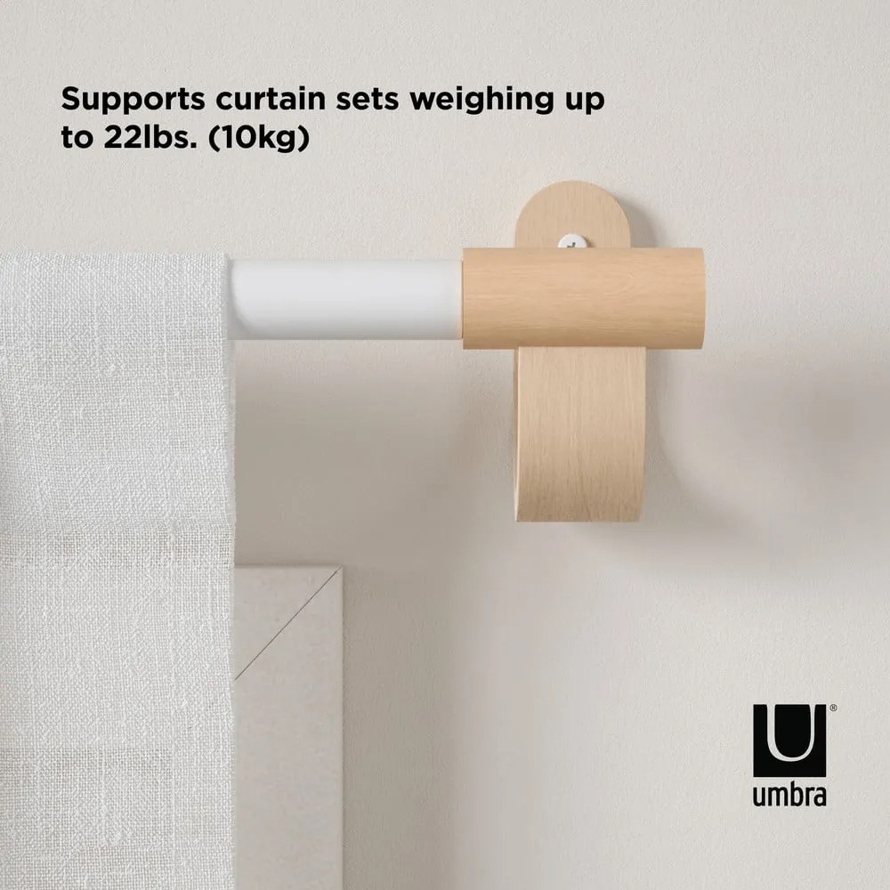 Oceľová roztiahnuteľná garniža 107 - 305 cm Bellwood - Umbra