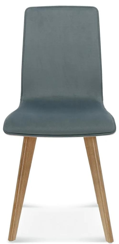 FAMEG Cleo - A-1605 - jedálenská stolička Farba dreva: buk premium, Čalúnenie: koža L2