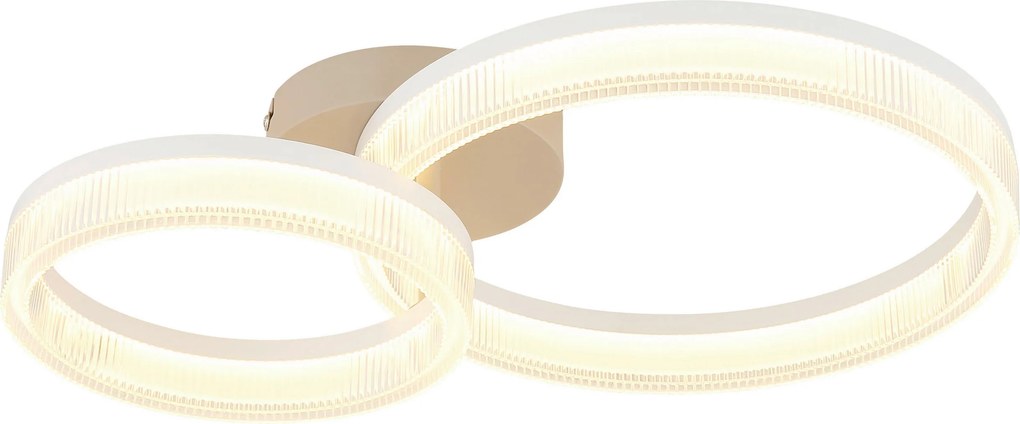 XXXLutz STROPNÉ LED SVIETIDLO, 50/33/12,3 cm - Interiérové svietidlá - 004558521501