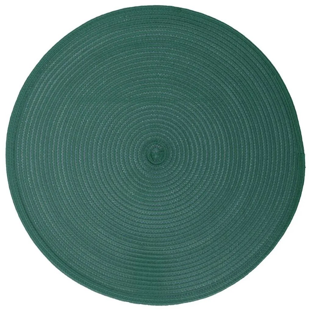 Podložka pod tanier Braid Emerald zelená