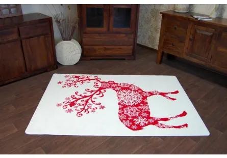 Sammer Kvalitný koberec na Vianoce so sobom GR1637 100 x 170 cm
