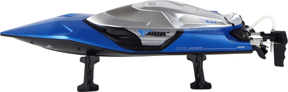 LEAN Toys Motorový čln R/C 2.4G Svetlá 30 km/h Modrá