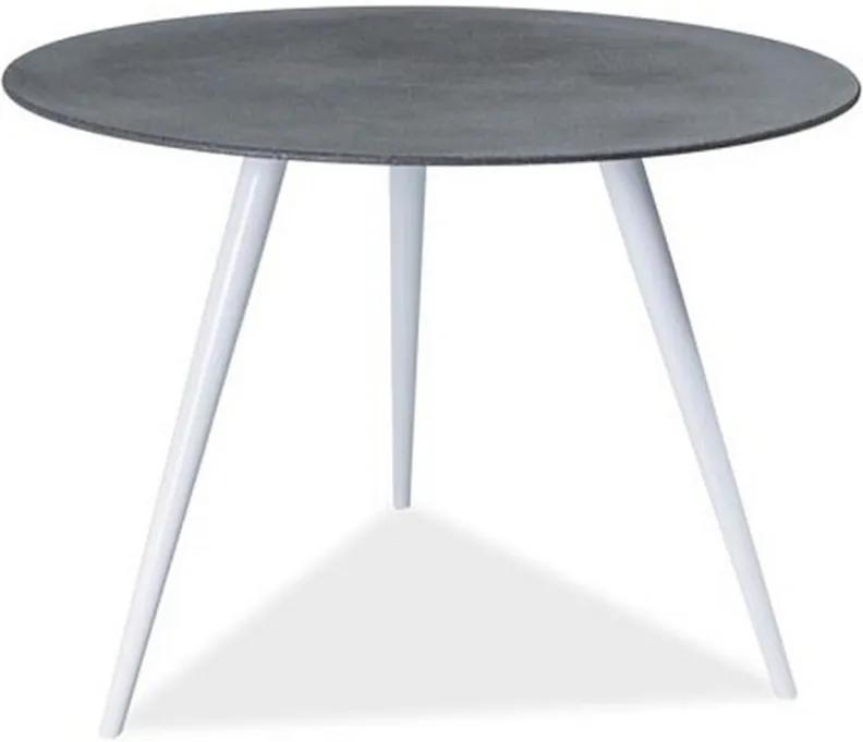 Expedo Jedálenský stôl DITA 76x100, sivá/biela