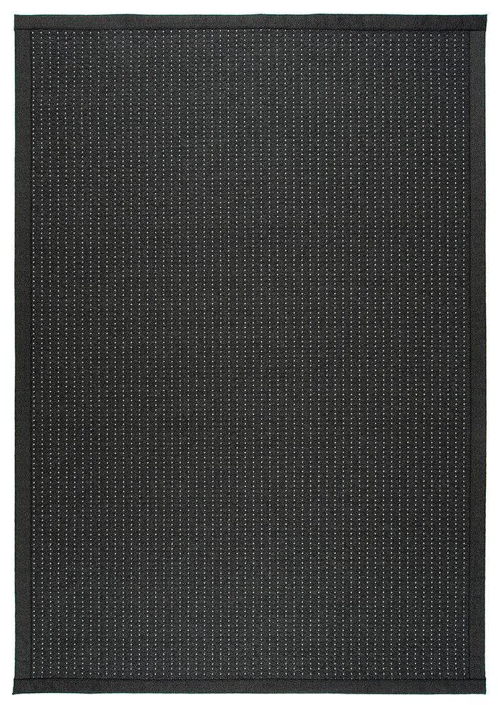 Koberec Valkea: Čierna 133x200 cm