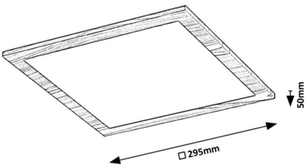Rabalux 6907 - LED Prisadený panel ALMOND LED/12W/230V 4000K
