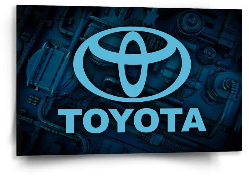 Sablio Obraz Logo Toyota Motor - 60x40 cm