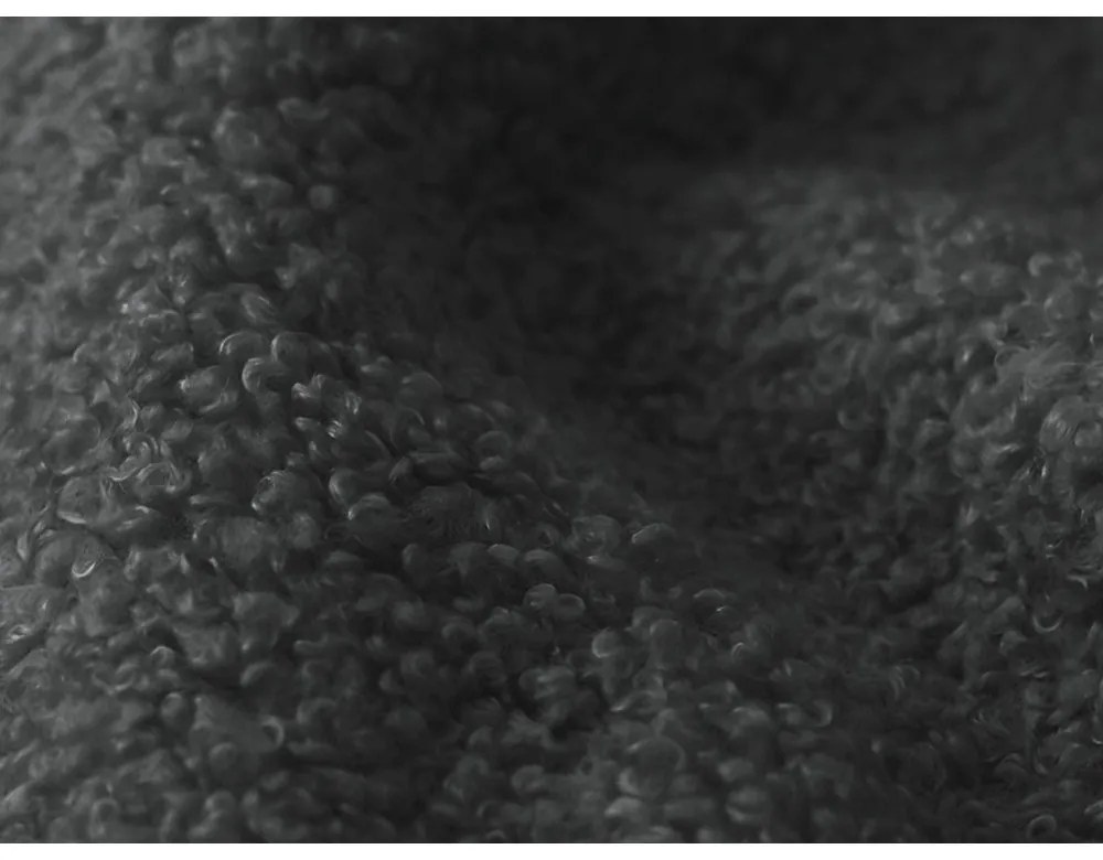 Tmavosivá čalúnená dvojlôžková posteľ s úložným priestorom s roštom 160x200 cm Makapu – Makamii