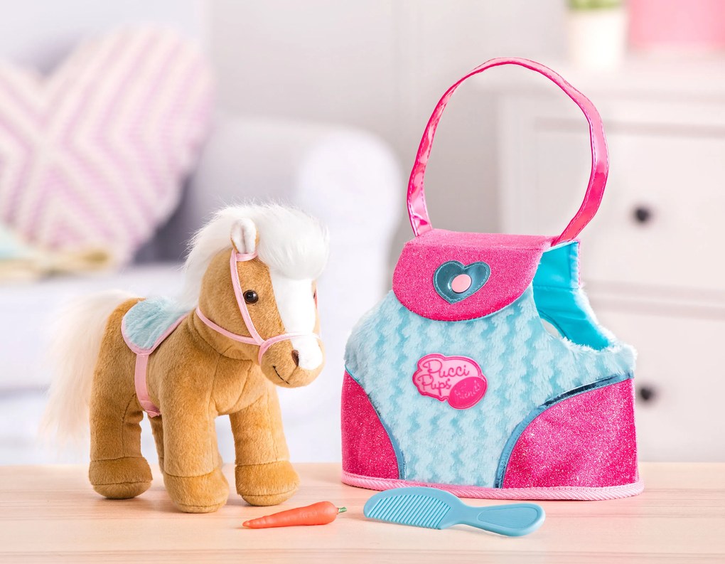 Poník v taške Blue Stripes Bag