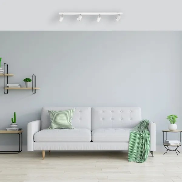 LED Bodové svietidlo TUNE 4xGU10/4,8W/230V biela