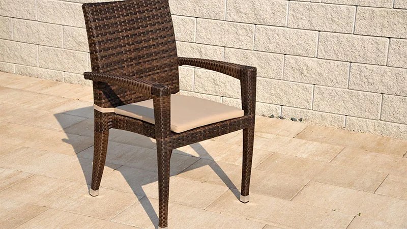 Exterio Cuba komfort stolička hnedá