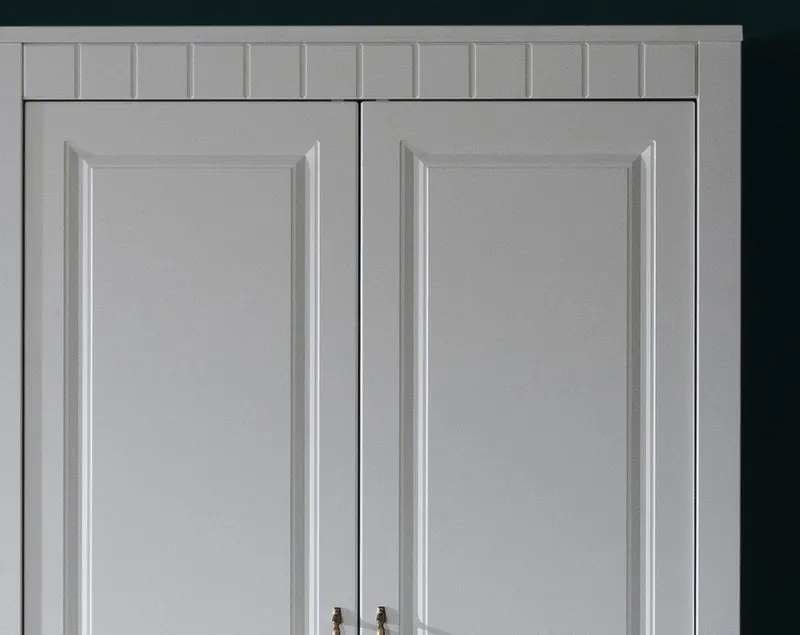 Šatníková skriňa 2-dverová Atik, biela