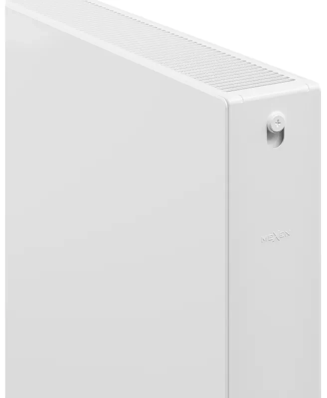 Mexen, Mexen Flat CF22 panelový radiátor 900 x 1100 mm, bočné pripojenie, 2419 W, biely - W422F-090-110-00