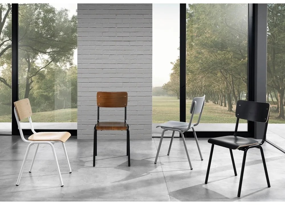 Sivé jedálenské stoličky v súprave 2 ks Old School - Tomasucci