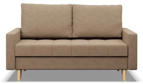 Dvojmiestna pohovka ELMA rozkladacia, cappuccino