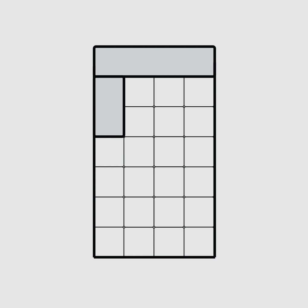 PROXIMA.store - Leňoška III hlboká UMBRIA TYP ROHU: Ľavý, SKUPINA LÁTOK: Skupina 2