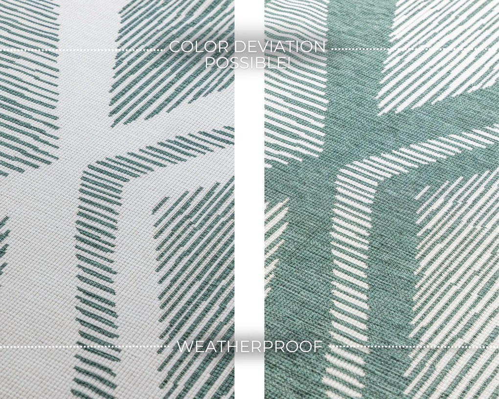 Kusový koberec Gemini 106015 Green z kolekcie Elle – na von aj na doma, 120x170, zelená, chodba / predsieň, ELLE Decoration