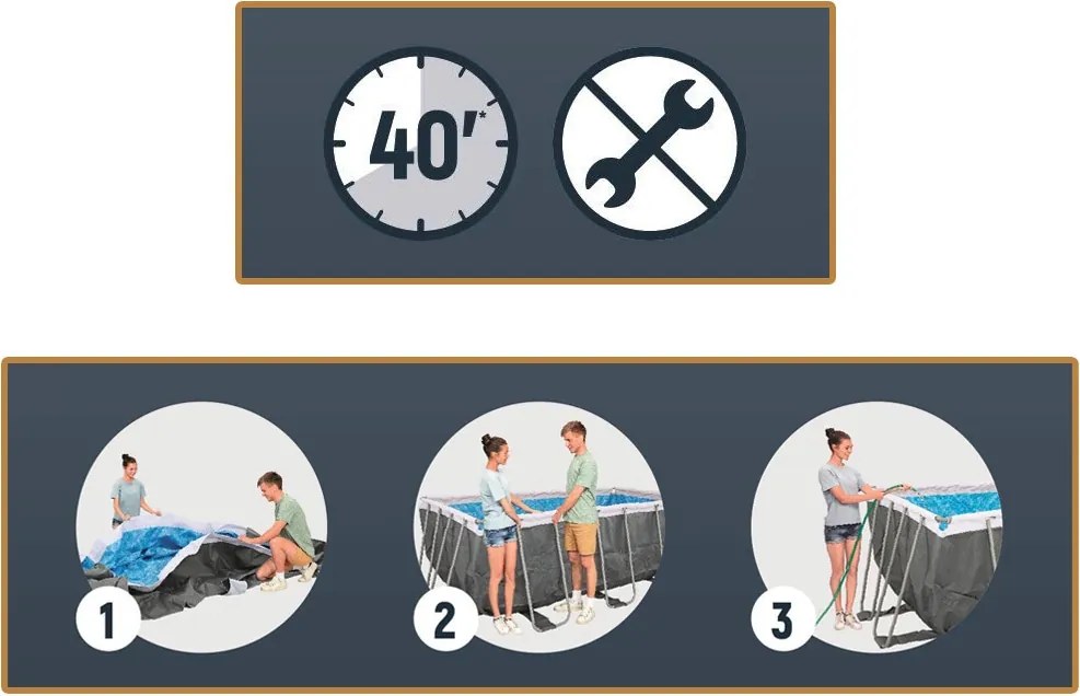 Bazén Bestway Frame 412x201x122cm 10v1 56457