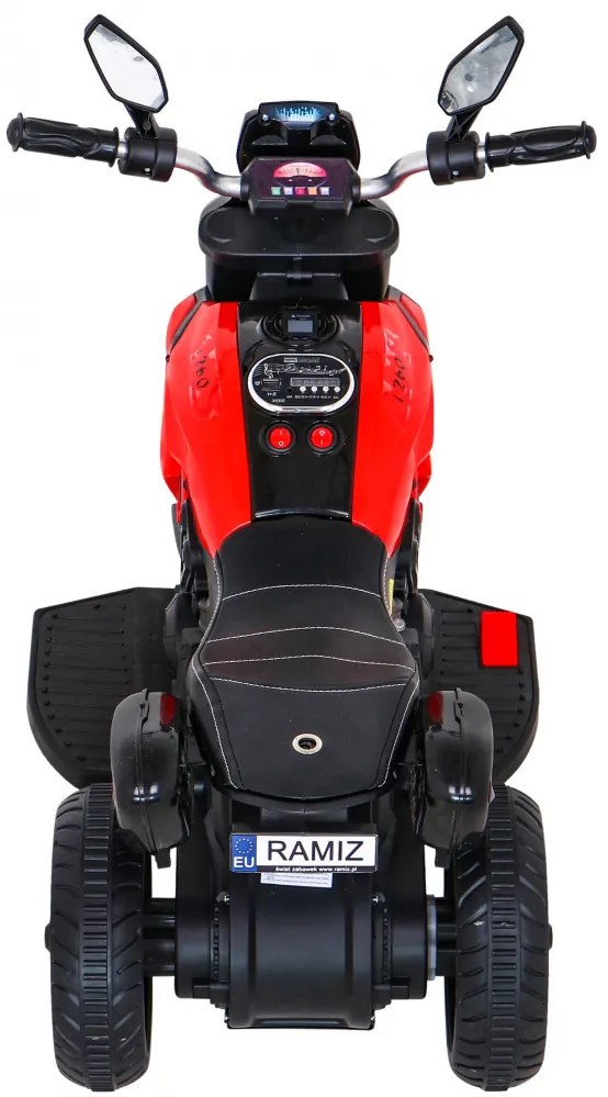 Motorka na batérie pre deti FAST TOURIST - červená