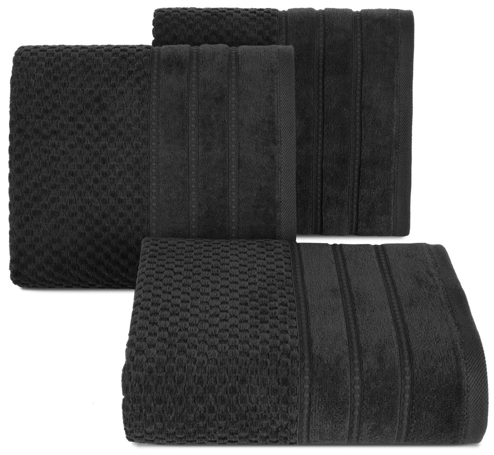 BAVLNENÝ UTERÁK ADORE 30X50 CM ČIERNA