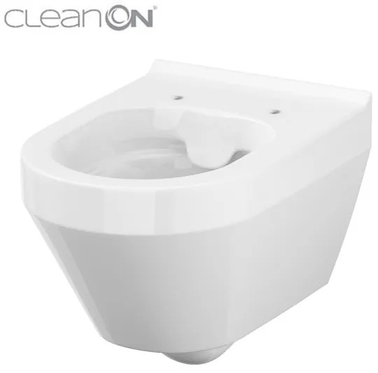 Cersanit Crea WC misa závesná oválna CeanOn bez sedátka, biela, K114-015